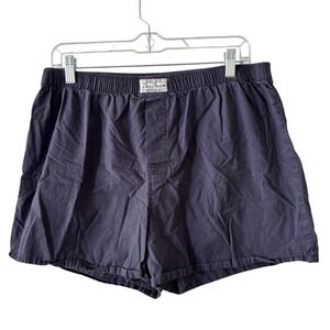 Lucky Brand Charcoal Gray Cotton Lounge Pajama Shorts Women's Size Large